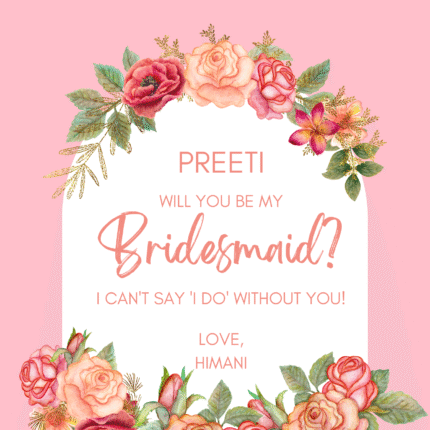 Flower-Watercolor-Illustration-Be-My-Bridesmaid-Invitation