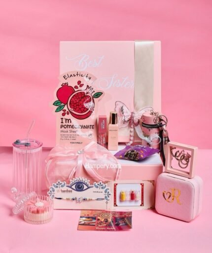 Luxury Pink Rakhi Hamper