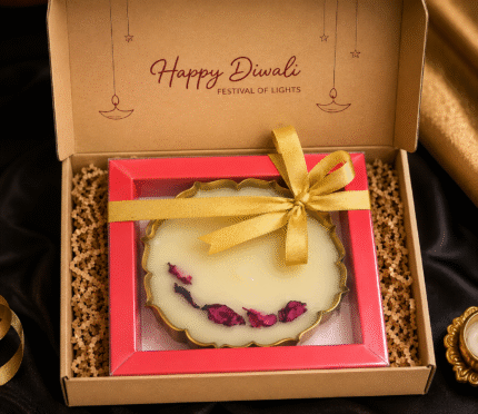 Urli Rose Candle with Gift Packaging
